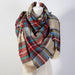 2016 Luxury Brand Women'S Scarf Soft Cashmere Blanket Warm in Winter Fashion Plaid Square Shawls  Size 140cm X 140cm Wholesale