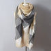 2016 Luxury Brand Women'S Scarf Soft Cashmere Blanket Warm in Winter Fashion Plaid Square Shawls  Size 140cm X 140cm Wholesale