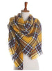2016 Luxury Brand Women'S Scarf Soft Cashmere Blanket Warm in Winter Fashion Plaid Square Shawls  Size 140cm X 140cm Wholesale