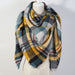2016 Luxury Brand Women'S Scarf Soft Cashmere Blanket Warm in Winter Fashion Plaid Square Shawls  Size 140cm X 140cm Wholesale