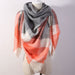 2016 Luxury Brand Women'S Scarf Soft Cashmere Blanket Warm in Winter Fashion Plaid Square Shawls  Size 140cm X 140cm Wholesale