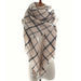 2016 Luxury Brand Women'S Scarf Soft Cashmere Blanket Warm in Winter Fashion Plaid Square Shawls  Size 140cm X 140cm Wholesale