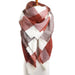 2016 Luxury Brand Women'S Scarf Soft Cashmere Blanket Warm in Winter Fashion Plaid Square Shawls  Size 140cm X 140cm Wholesale