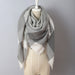2016 Luxury Brand Women'S Scarf Soft Cashmere Blanket Warm in Winter Fashion Plaid Square Shawls  Size 140cm X 140cm Wholesale