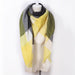 2016 Luxury Brand Women'S Scarf Soft Cashmere Blanket Warm in Winter Fashion Plaid Square Shawls  Size 140cm X 140cm Wholesale