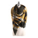 Brand models Scarf women temperament Acrylic Square Shawl grid Warm Cape