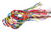 100Pcs Wholesale Jewelry Lot Braid Strands Friendship Cords Handmade Bracelets
